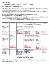 Bài giảng Kiểm tra 1 tiết địa lí 9